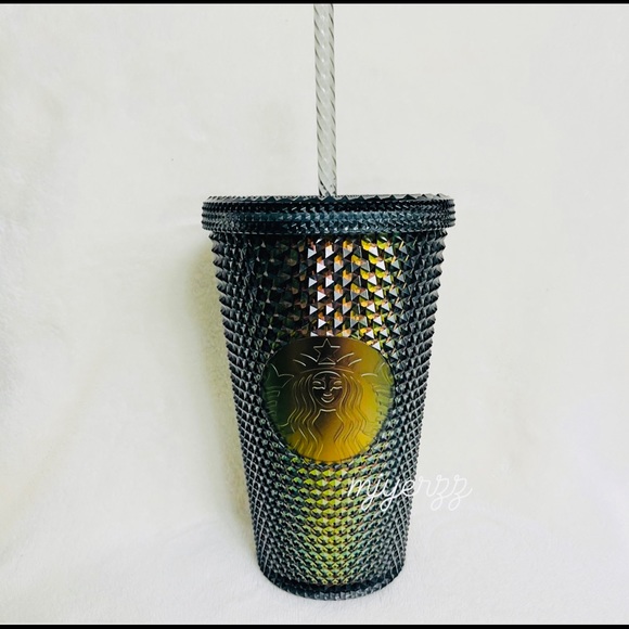 2 Starbucks Grande Studded Iridescent Tumblers - Picture 3 of 6